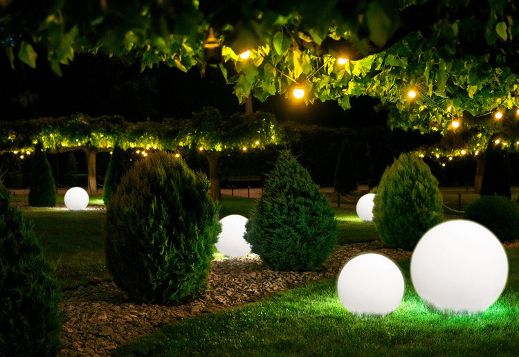 Kula świetlna ogrodowa CUMULUS S 30cm 6976