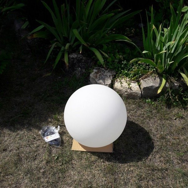 Świecąca kula ogrodowa CUMULUS M śr. 45cm 6977