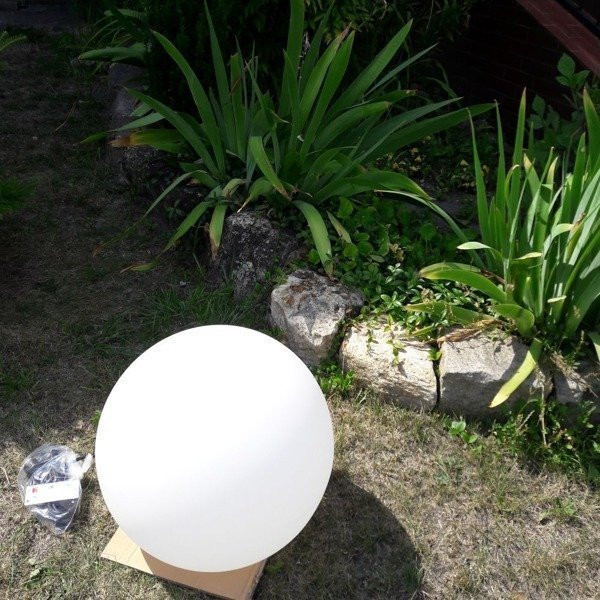Świecąca kula ogrodowa CUMULUS M śr. 45cm 6977