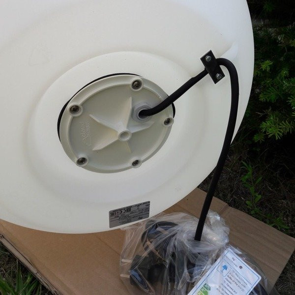 Świecąca kula ogrodowa CUMULUS M śr. 45cm 6977