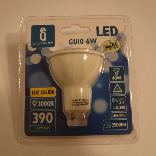 Żarówka LED GU10 6W CIEPŁA
