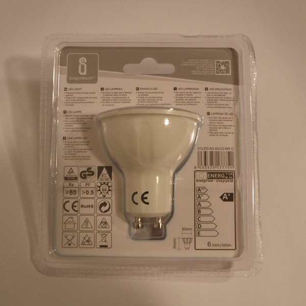 Żarówka LED GU10 6W CIEPŁA