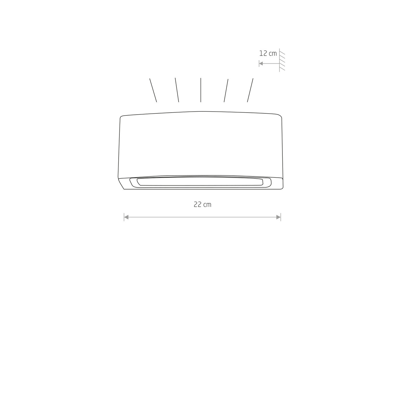 Kinkiet zewnętrzny BRICK I&nbsp;E27 3408 3408